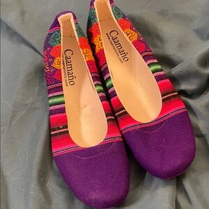 Caamaño Women's Colorful Flats